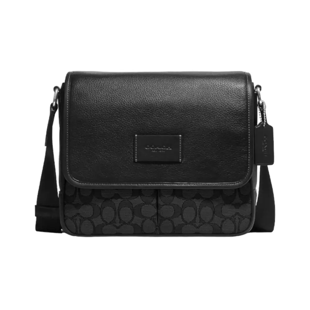 Sprint Map Bag Signature Charcoal Black
