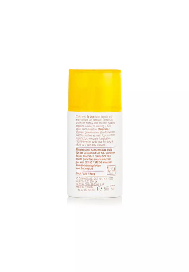 CLINIQUE - Mineral Sunscreen Fluid For Face SPF 50 - Sensitive Skin Formula 30ml/1oz