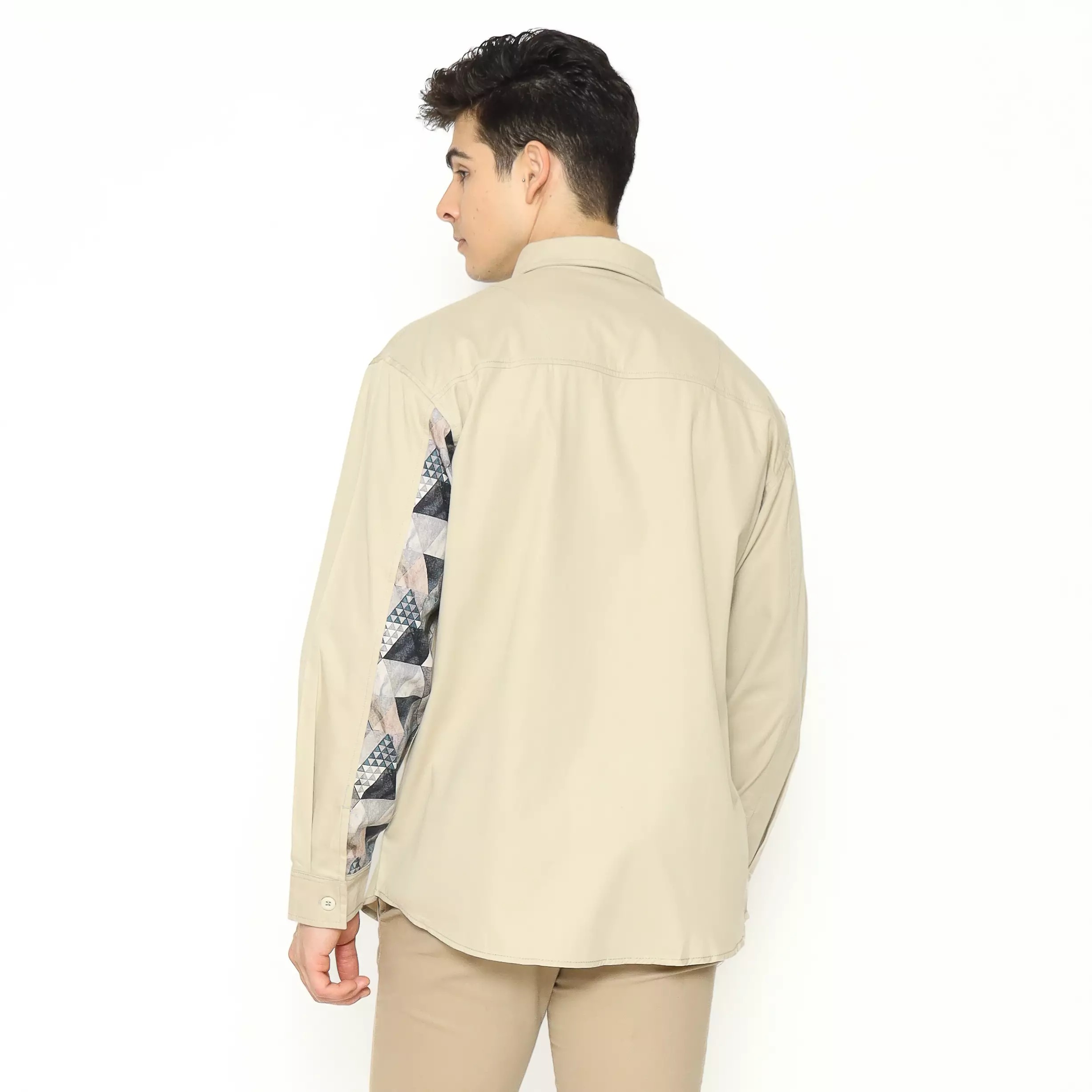 AMK Kemeja Pria Lengan Panjang SHP Morgan L/S Khaki