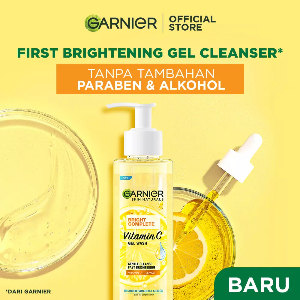 Garnier Bright Complete Gel Wash 120ml