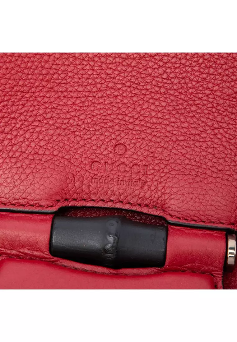Pre-Loved Gucci Medium Leather Bamboo Nouveau Fringe Crossbody