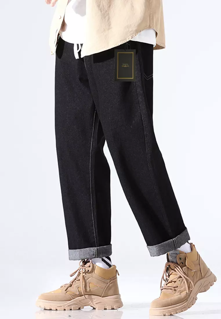 Tapered Washed Jeans AY-LS336