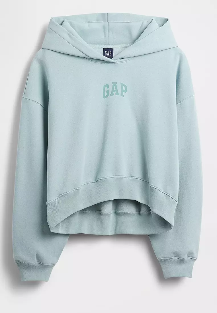 Vintage Soft Crop Logo Hoodie