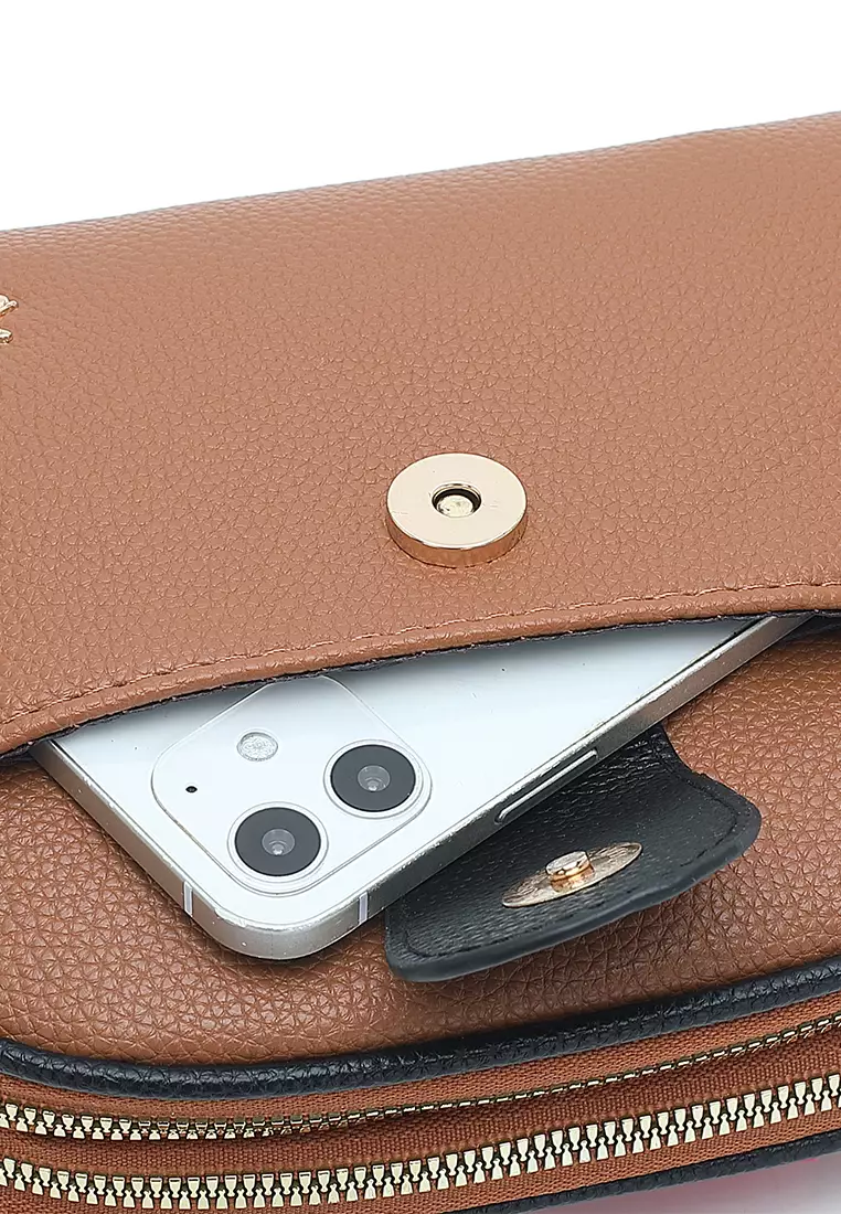 Women's Sling Bag / Crossbody Bag (Tas Selempang Wanita) - Cokelat