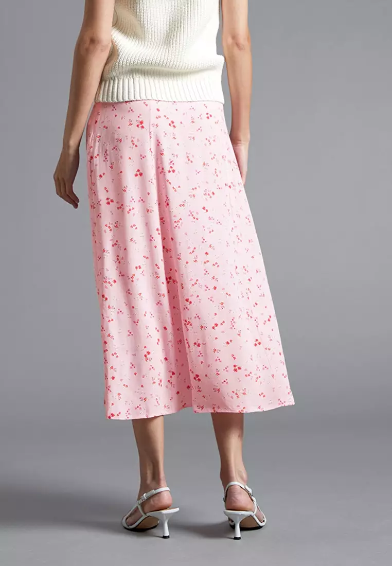 Pleated midi skirt other stories clearance