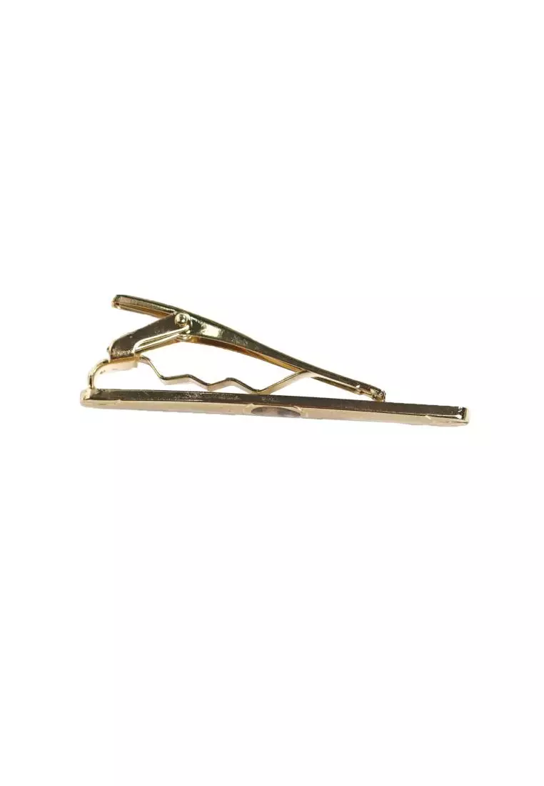 Houseofcuff Pin Tie Jepit Dasi Slim Gold A16