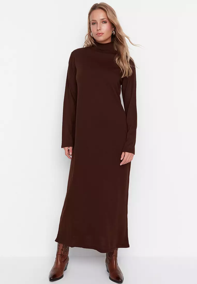 MODEST Turtleneck Sweater Dress