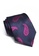 Splice Cufflinks blue Mahal Series Purple Paisley Design Navy Blue Polyester Tie SP744AC82ILTSG_1