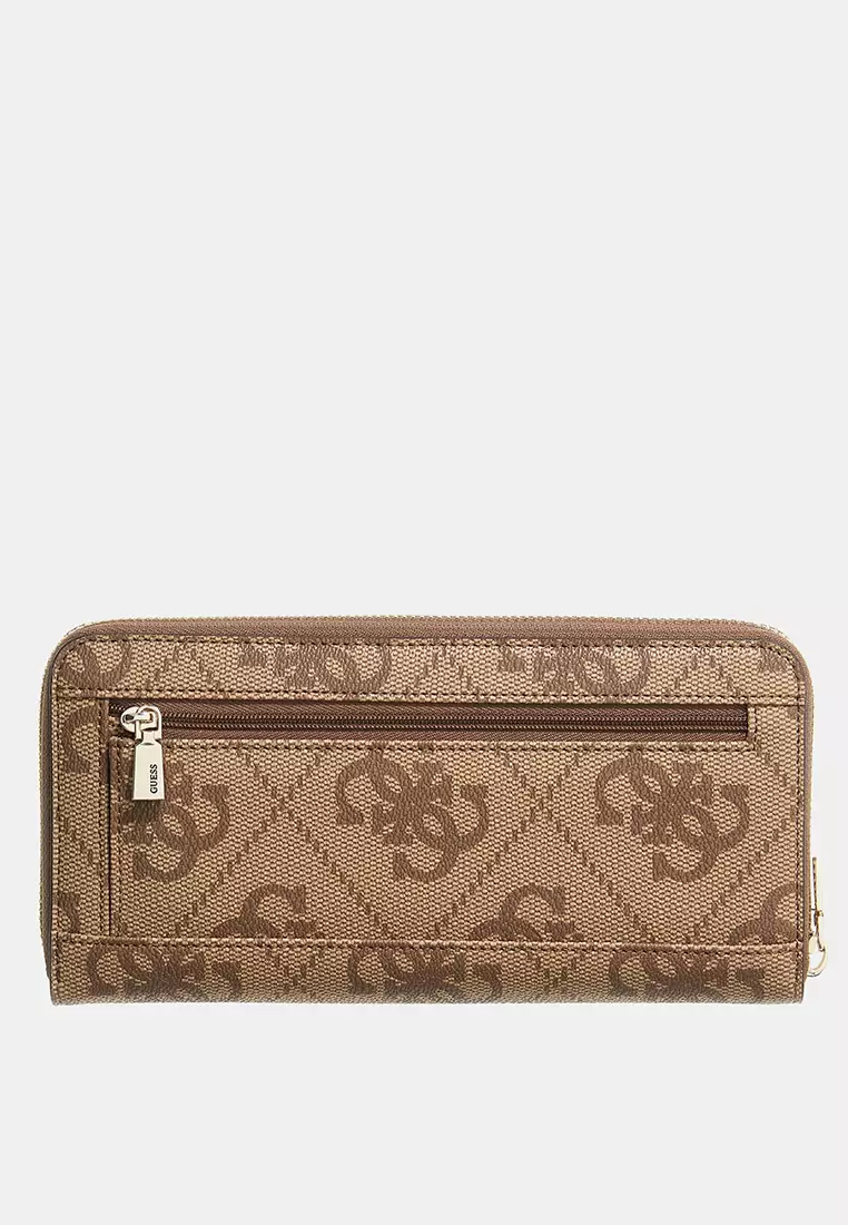Janie Logo Large Zip Around Wallet