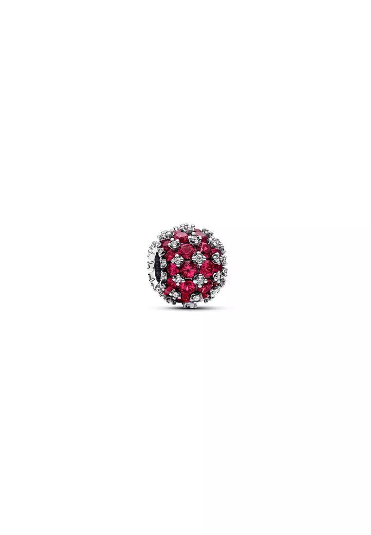 Buy Pandora Sparkling Pavé Round Pink Charm 2025 Online ZALORA