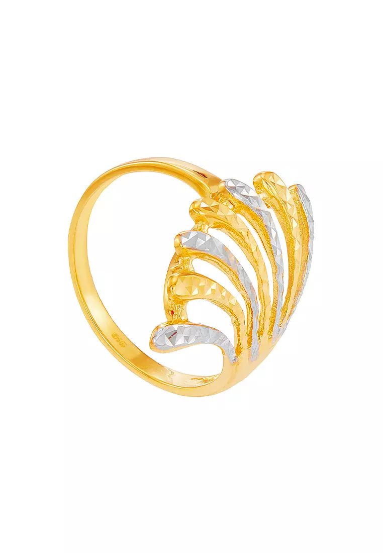 HABIB 916/22K Yellow and White Gold Ring KF29620625-BI