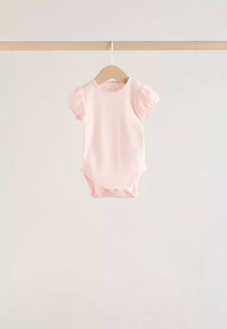 Baby Short Sleeve Bodysuits 5 Pack