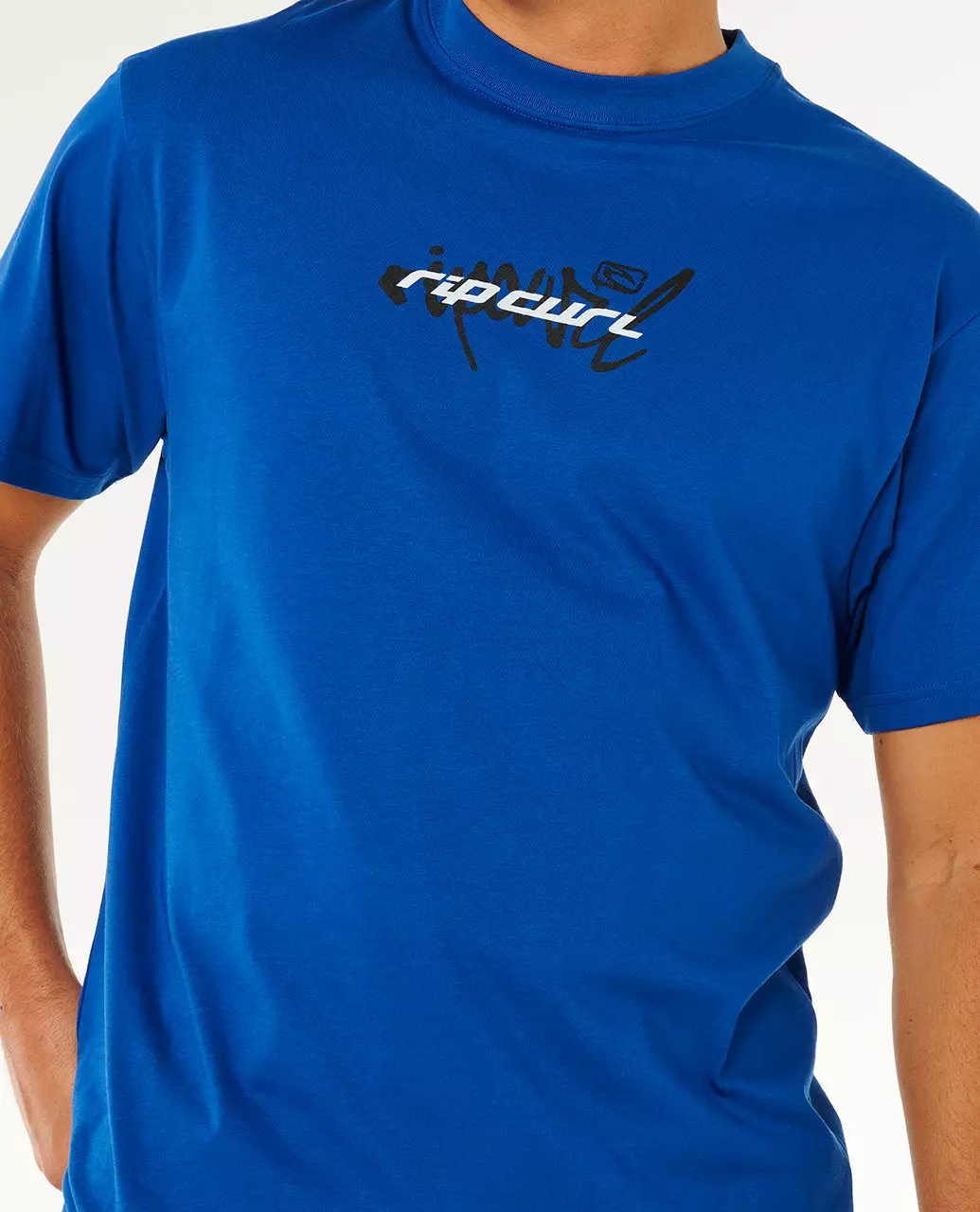 Rip Curl Men Inner Visions Blast Over Loose Tee - Electric Cobalt