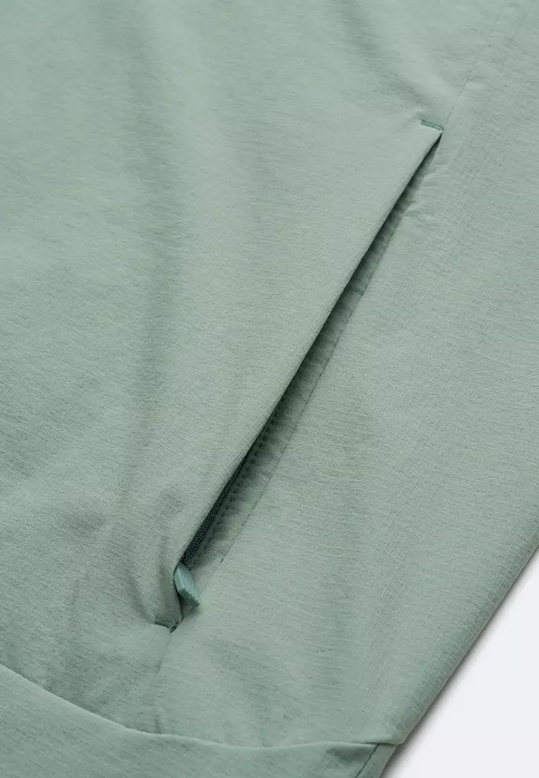 K- SWISS X ANDREY RUBLEV 男裝 LOGO 寬鬆方格暗紋連帽外套