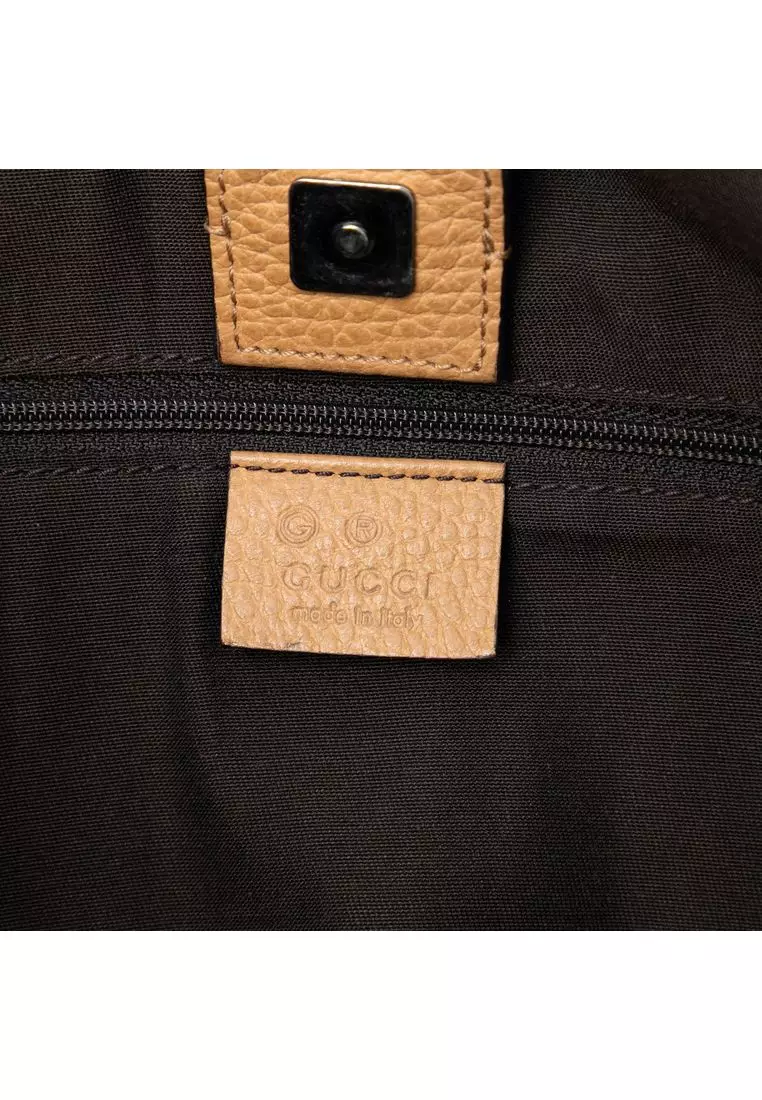 Pre-Loved Gucci Leather Abbey D Ring Satchel