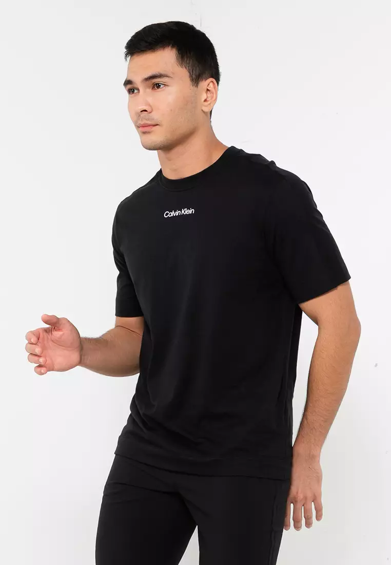 Calvin Klein Relaxed Fit Tee, Black Beauty - Activewear