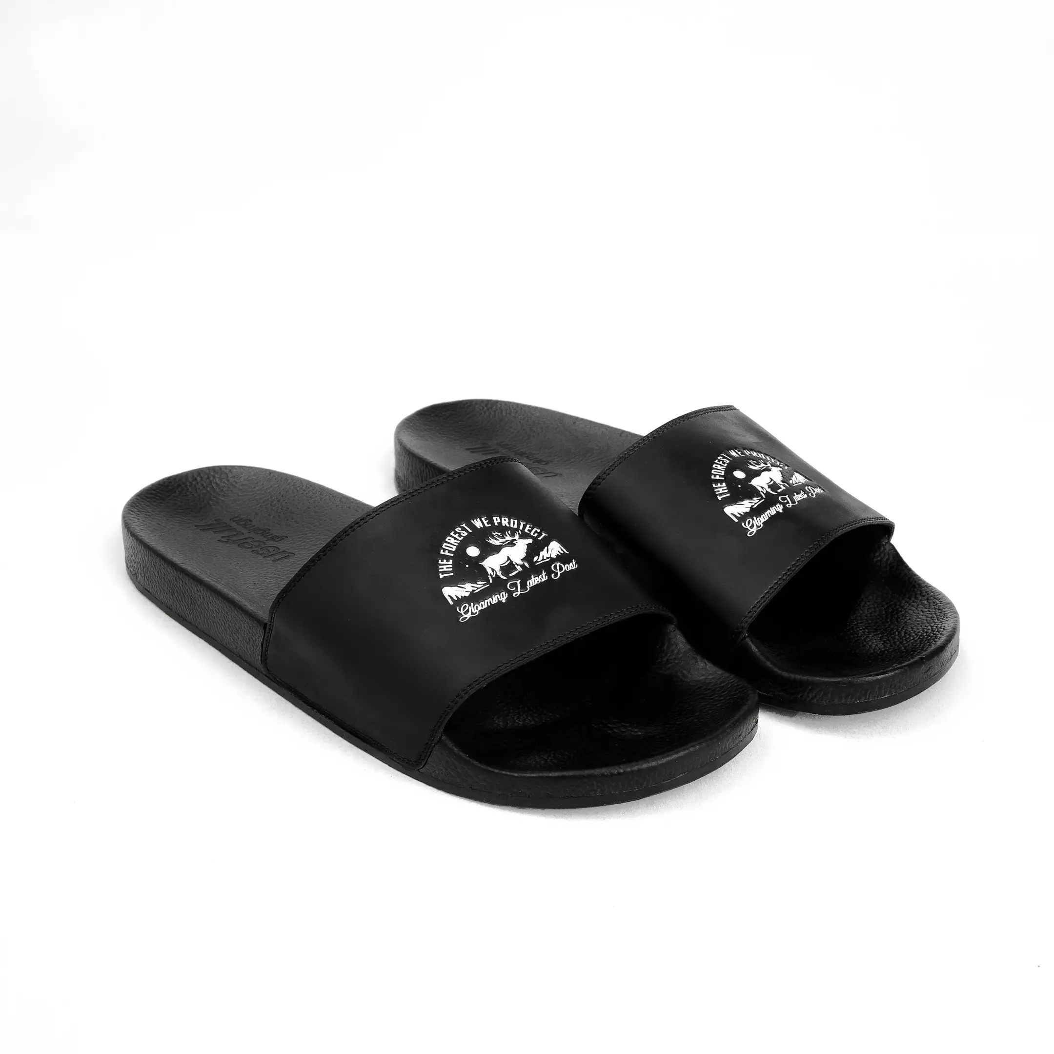 Slip On R-Deer Black Sandal Slop