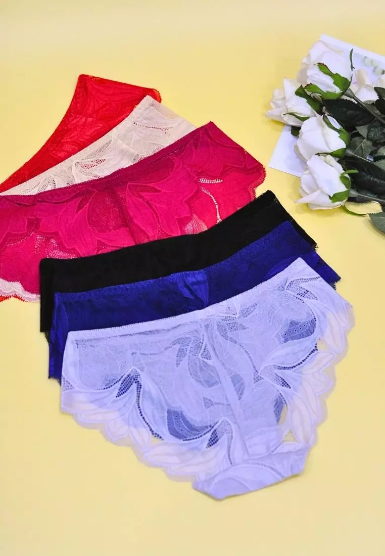 6 Pack Isla Coward Lace Panties Bundle B