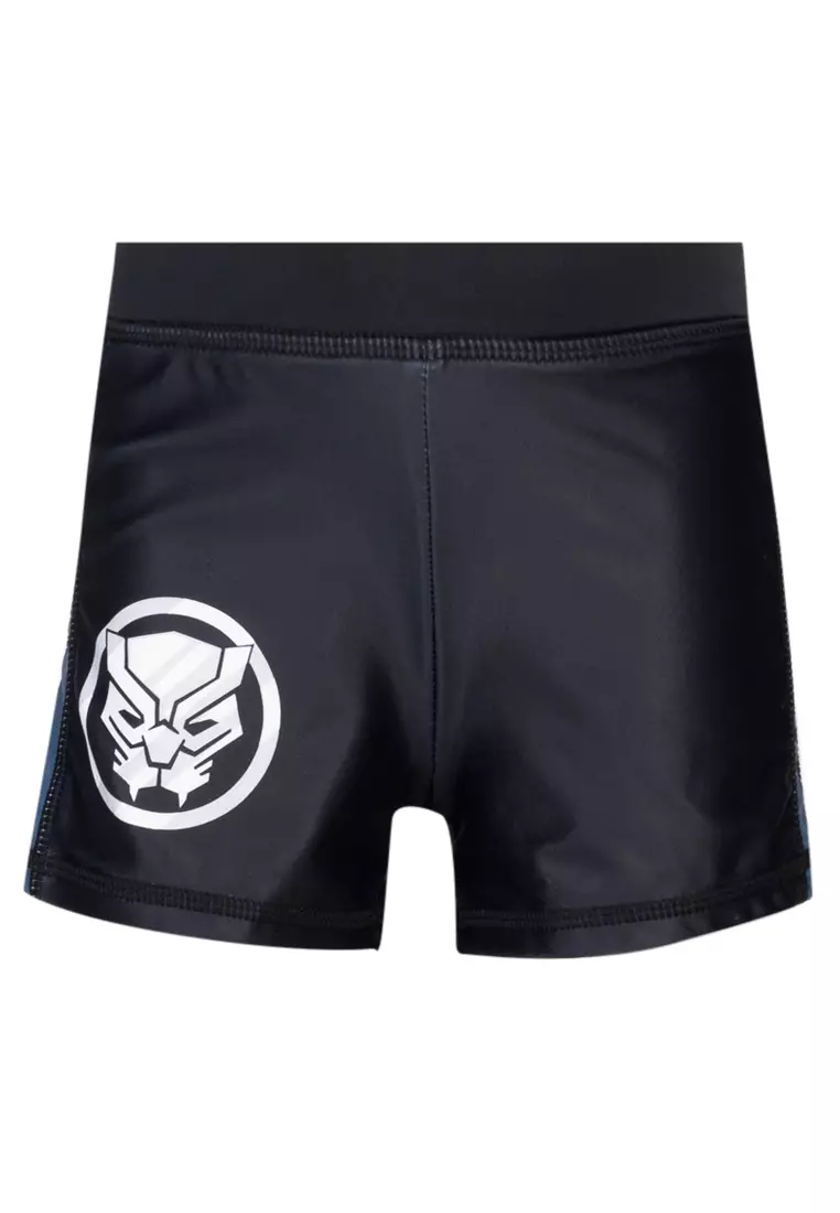 Boys black sales panther swim trunks