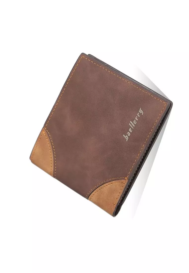 Dompet Pria Model Pendek Bahan Kulit PU Leather Premium ORIGINAL