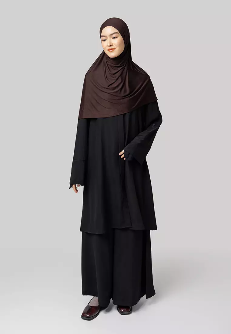 Kami Ayara Loose Long Top Black