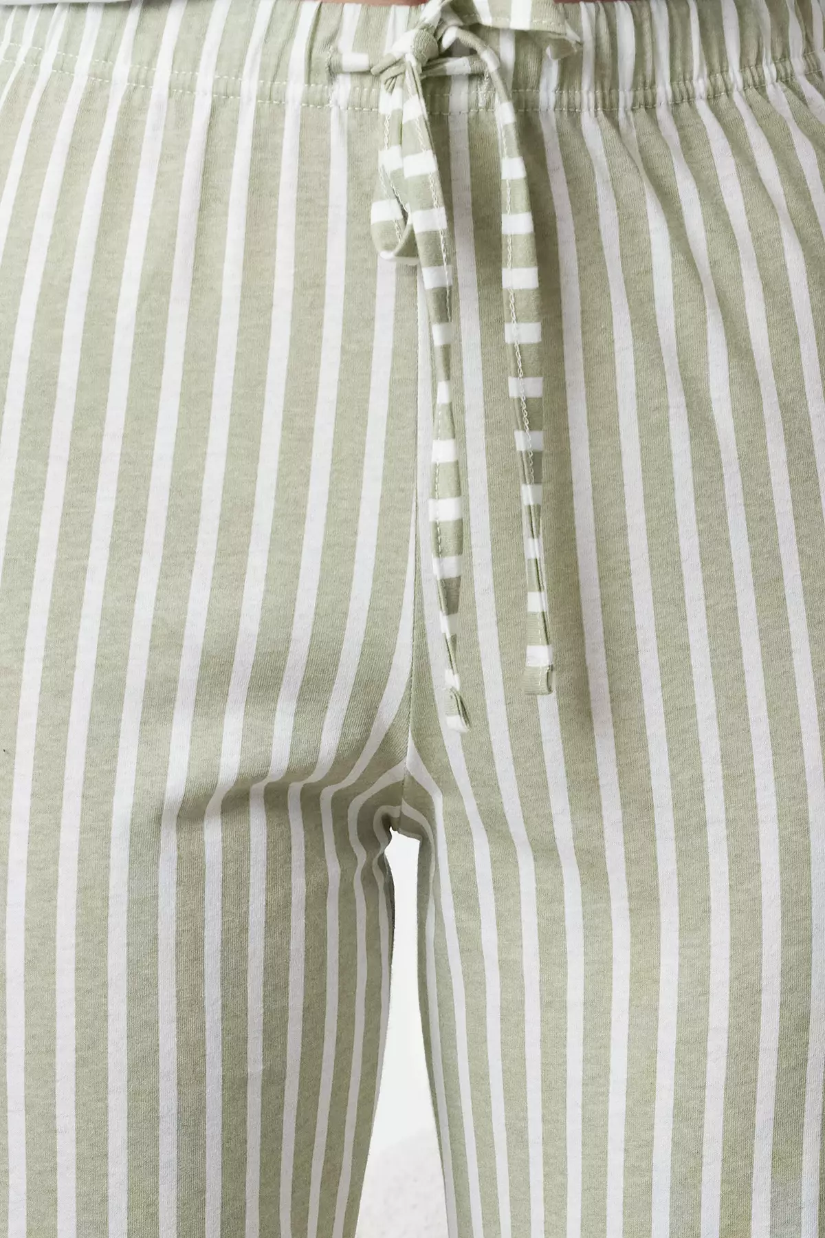 Mint 100% Cotton Striped Knitted Pajama Bottoms THMAW24PJ00001