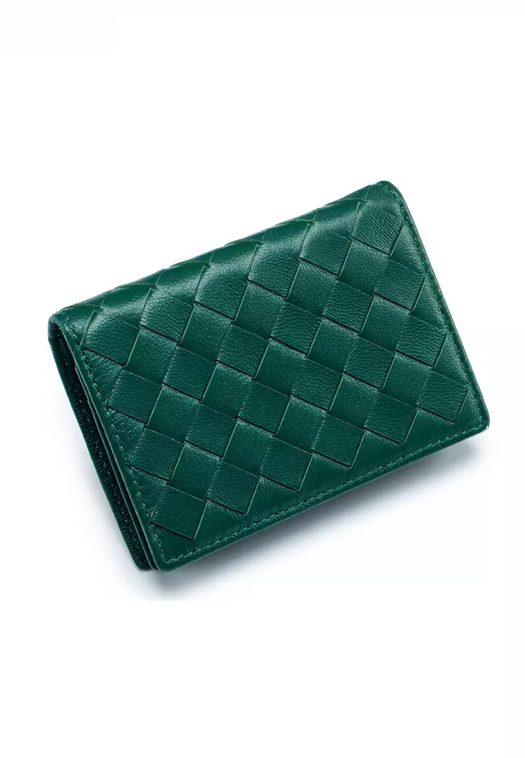 Weave Sheepskin Card Holder Purse JW AN-8822