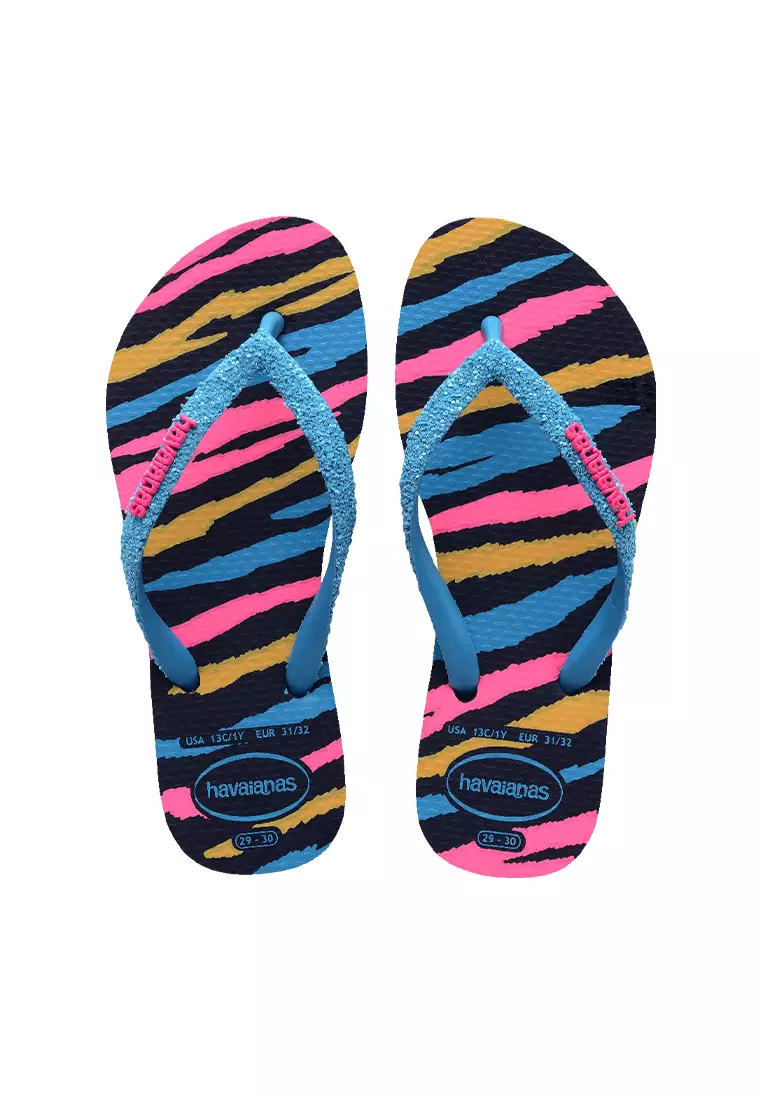Discount on Havaianas  shoes - SKU: Kids Slim Glitter II Flip Flops