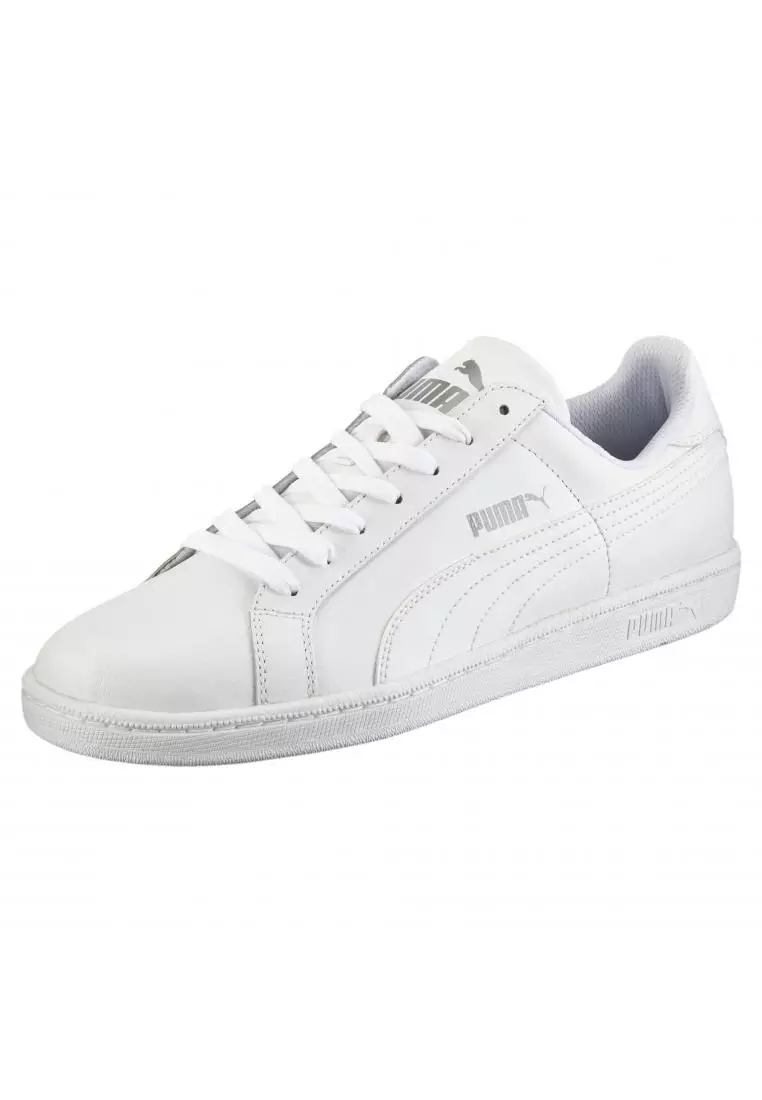 PUMA Unisex Smash Leather Trainers