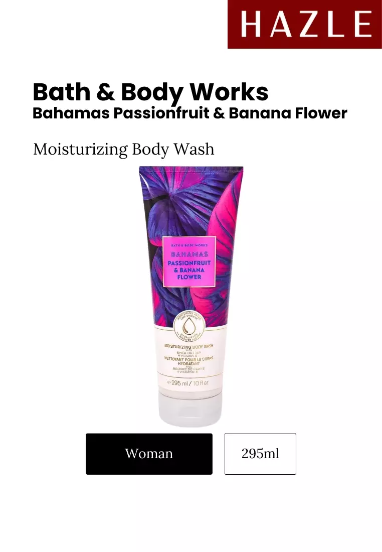 Bath & Body Works Bahamas Passionfruit & Banana Flower Moisturizing Body Wash Woman 295 ml