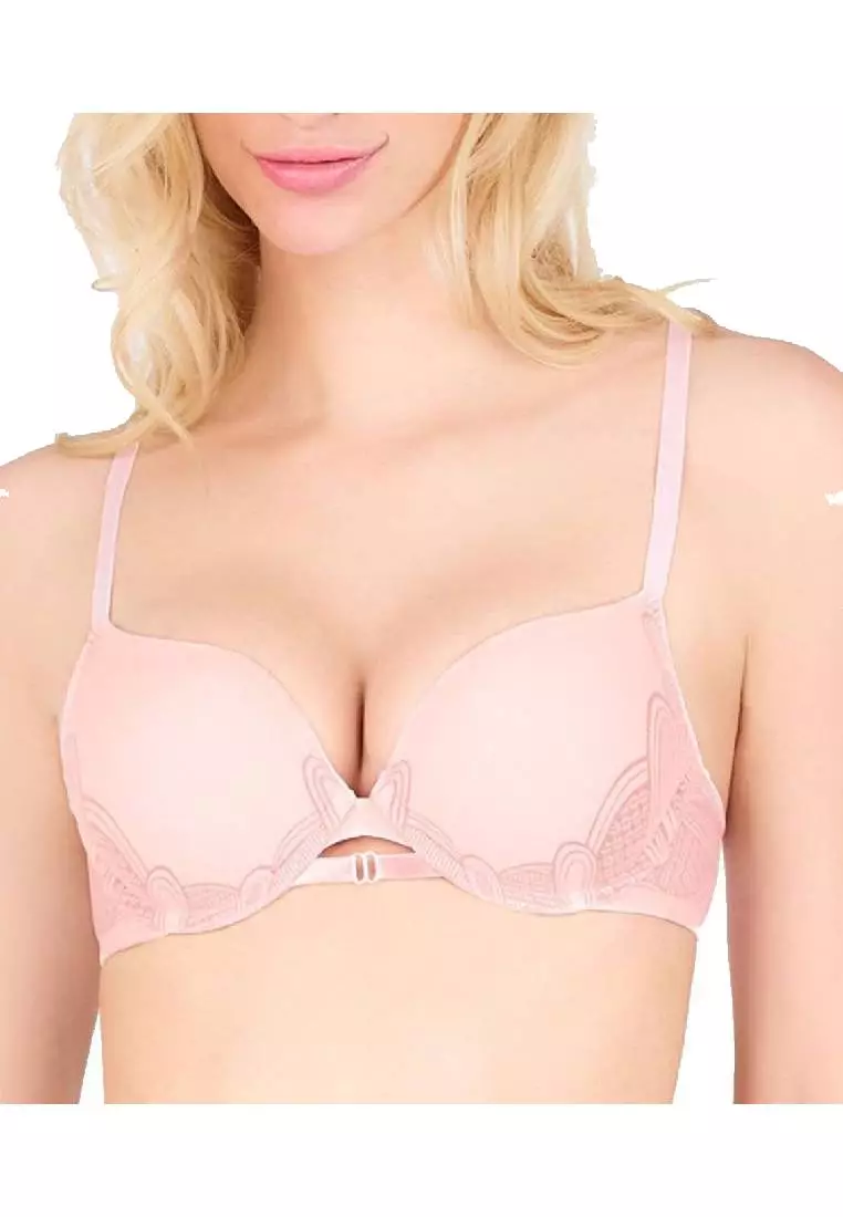 Buy Calvin Klein Underwear Women Light Pink Lightly Lined Solid Push-Up Bra  