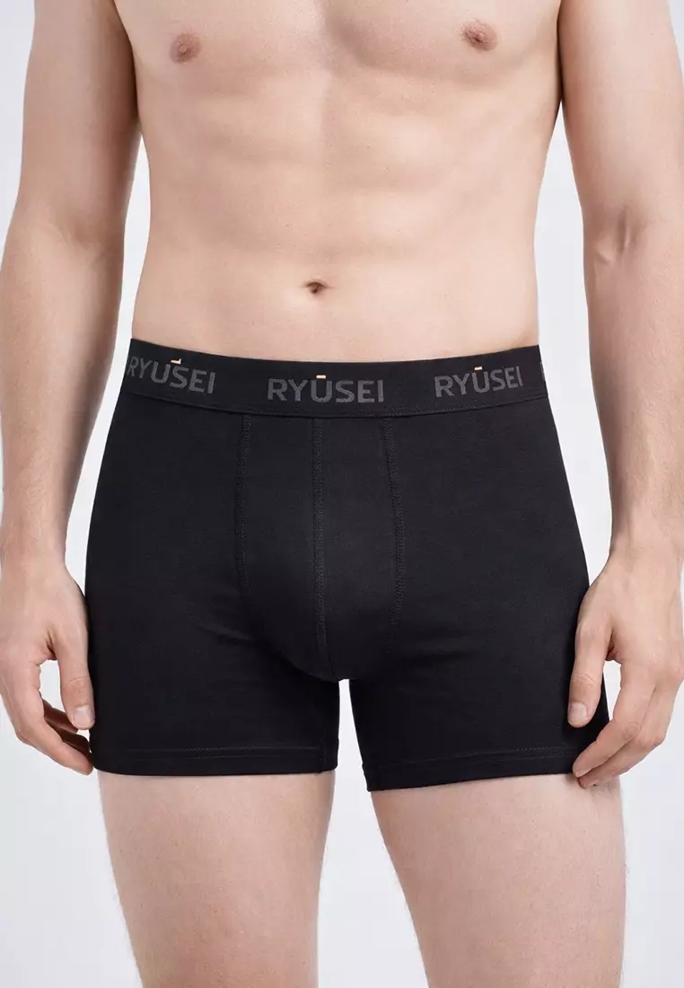 [ PAKET ] Boxer Black Collection (6Pcs)