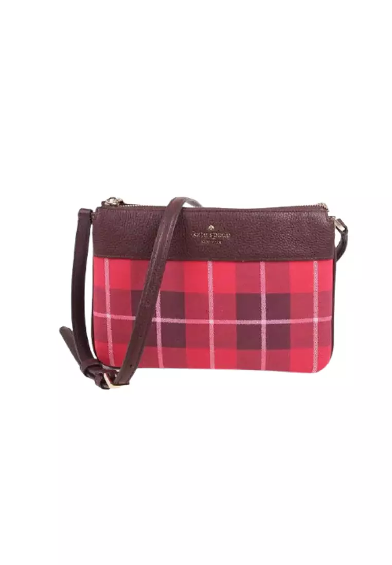 Red deals plaid bag