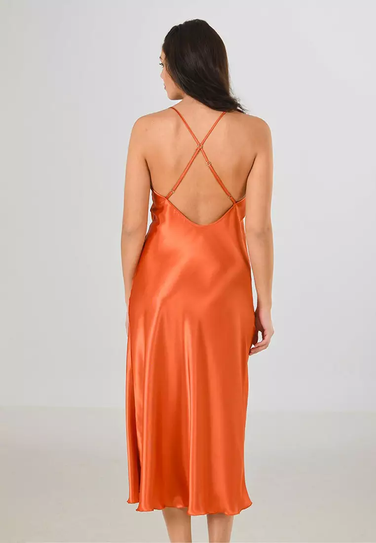 Multi-Colored 2-Pack Floral Satin Weave Dressing Gown + Nightgown THMSS25GC00026