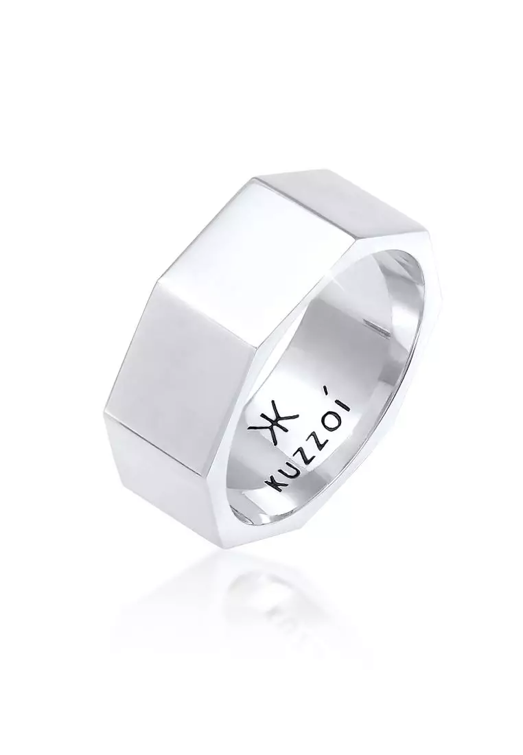 Hexagon clearance ring men