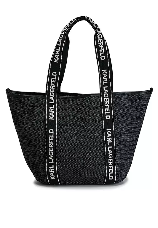K/Essential Raffia Tote Bag