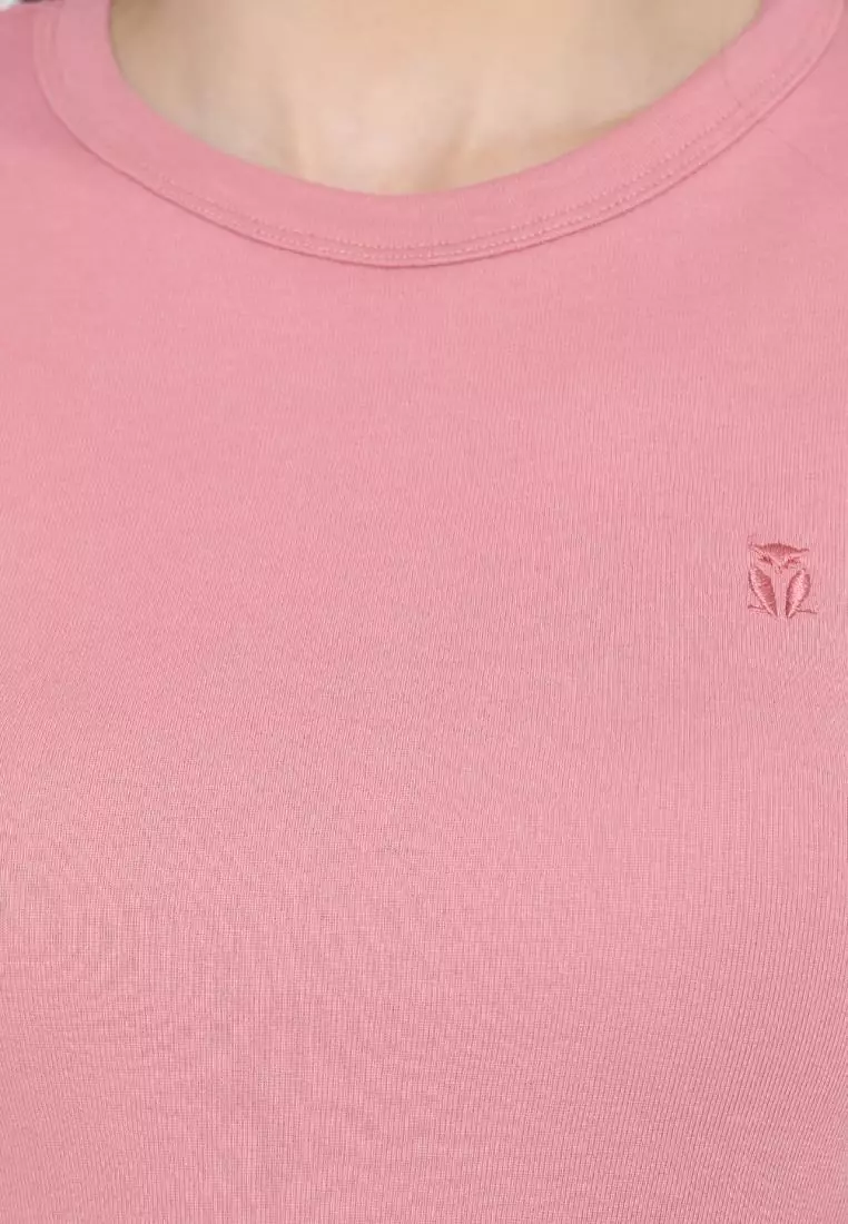 MATSUDA Kaos Wanita T Shirt Katun Flora