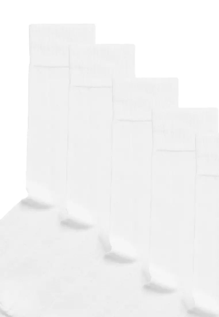 5 Pack Cool & Fresh Cushioned Sole Socks