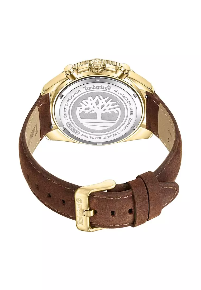 Men's Marshfield Brown Leather Analog Watch TBL-TDWGF0041702