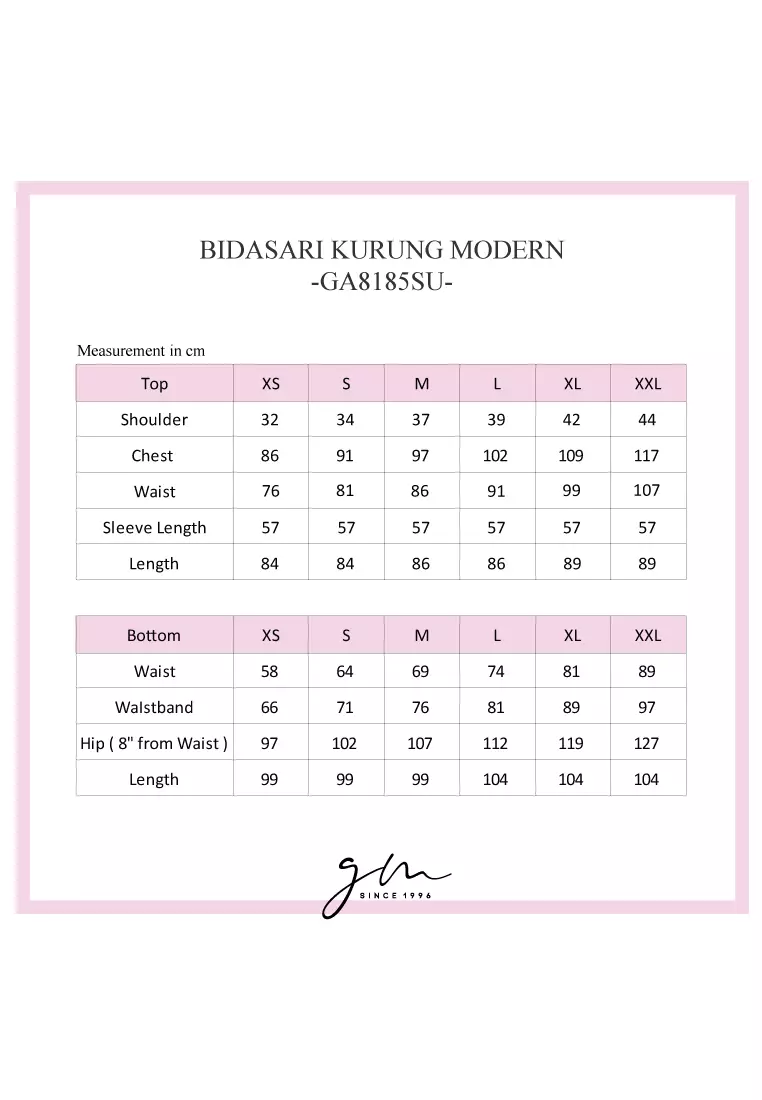 GM - De'Bunga Raya Series Bidasari Kurung Modern 8185