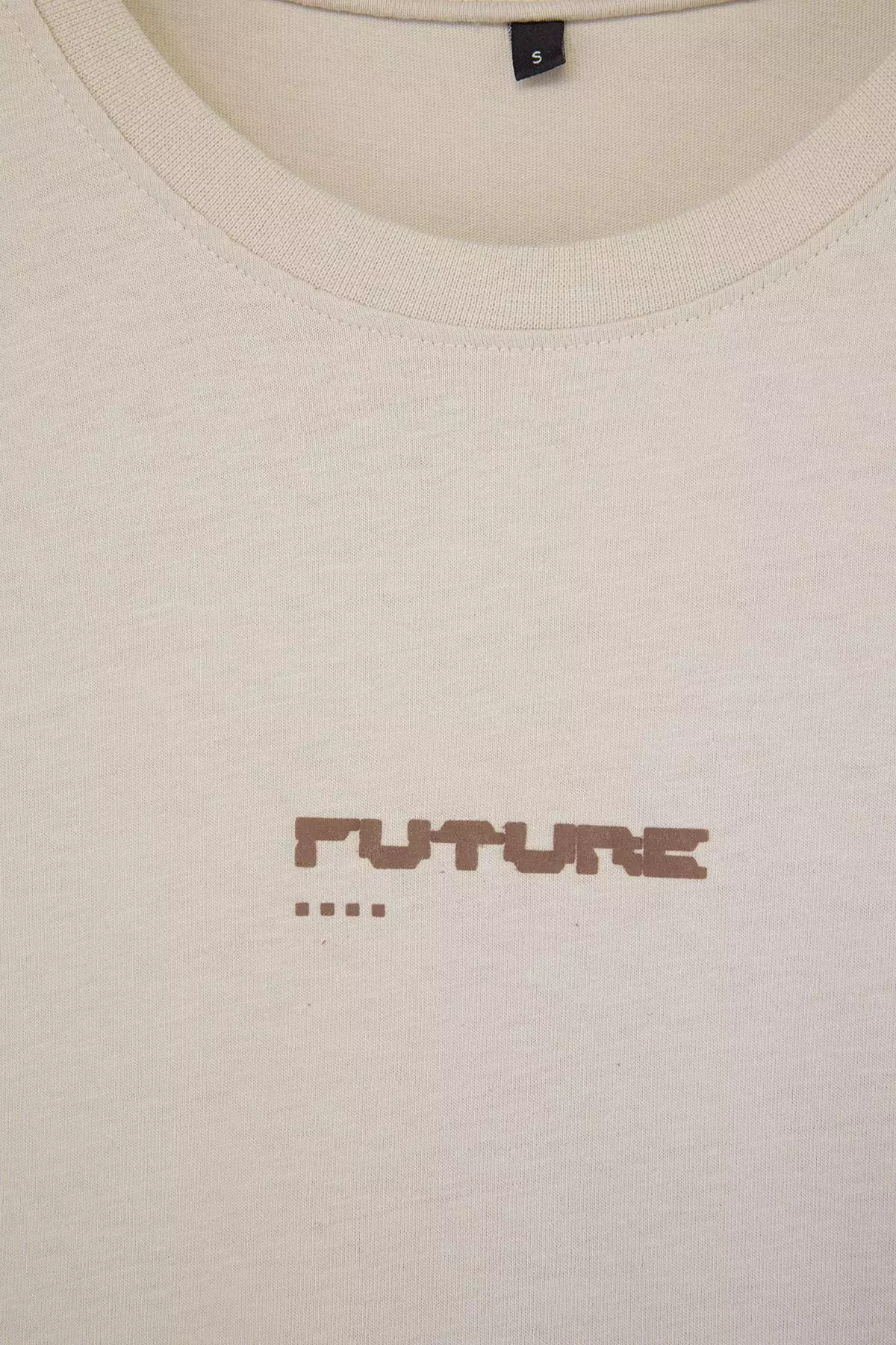 Stone Oversized /Wide Cut Puffy Printed 100% T-Shirt Tmnss23Ts00171
