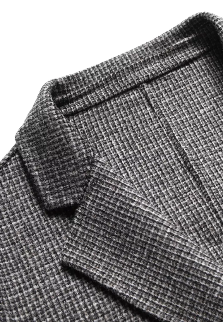 Casual Slim Wooled Suit 8819