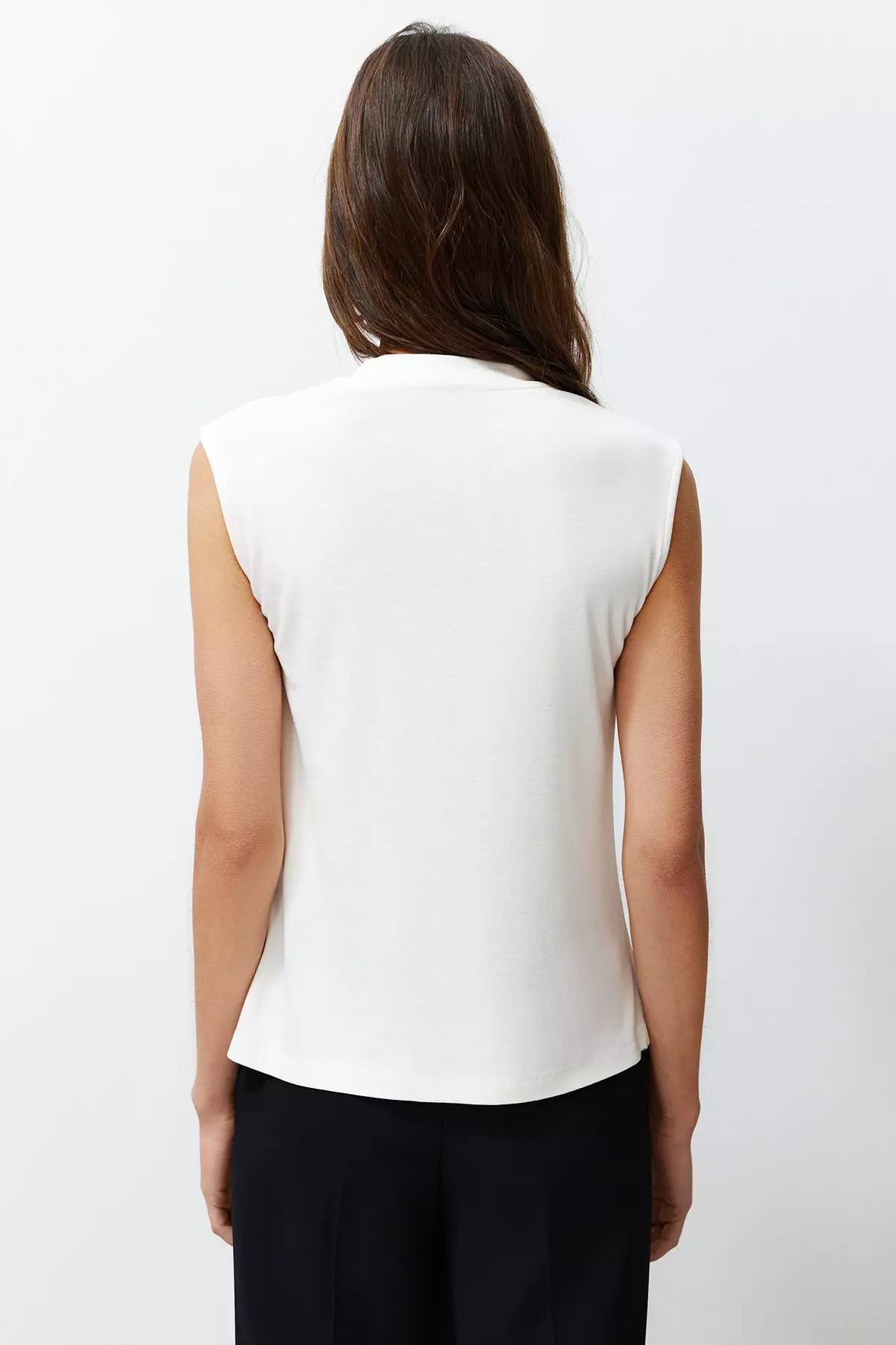 Sleeveless Seam Detail Top