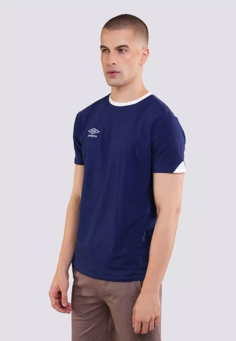 Ringer T-Shirt with Round Neck Activewear for Men