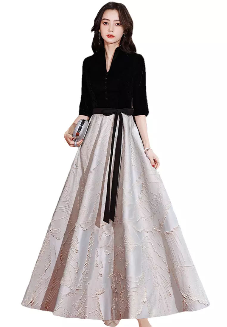 Fashionable and elegant evening dress long dress CA092606