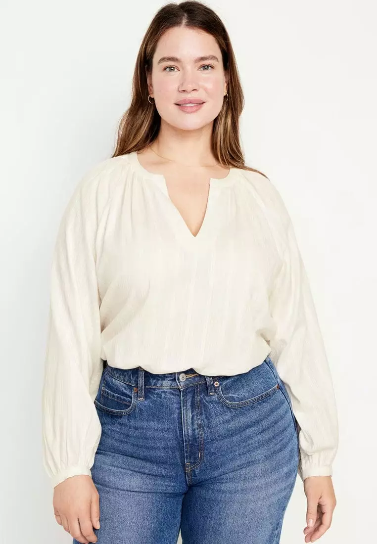 Textured Dobby Top