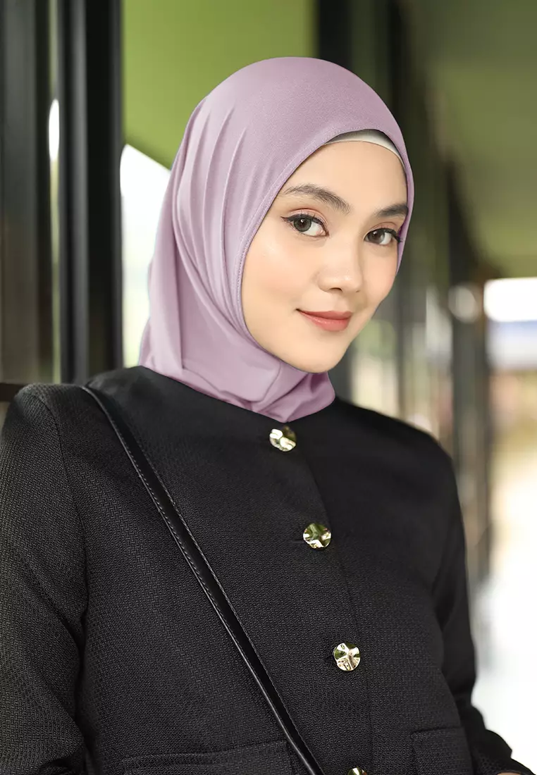 Zelena - Serena Bergo Instan | Hijab Instan - Misty Purple