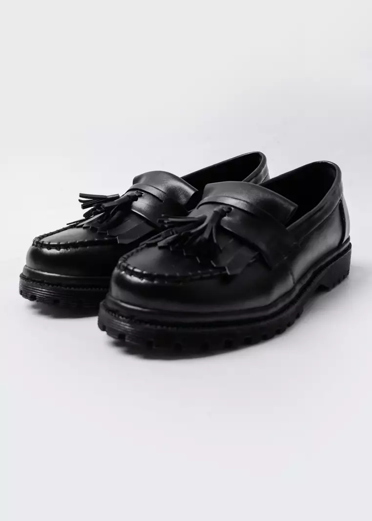 Pamole - Sepatu Loafer Wanita Bahan Kulit Sintetis Sepatu Wanita - Avara Series