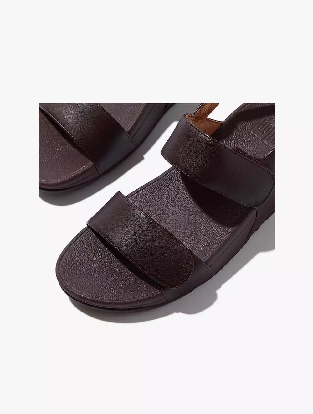 Fitflop Lulu Adjustable Leather Back-Strap Sandals - Plumberry