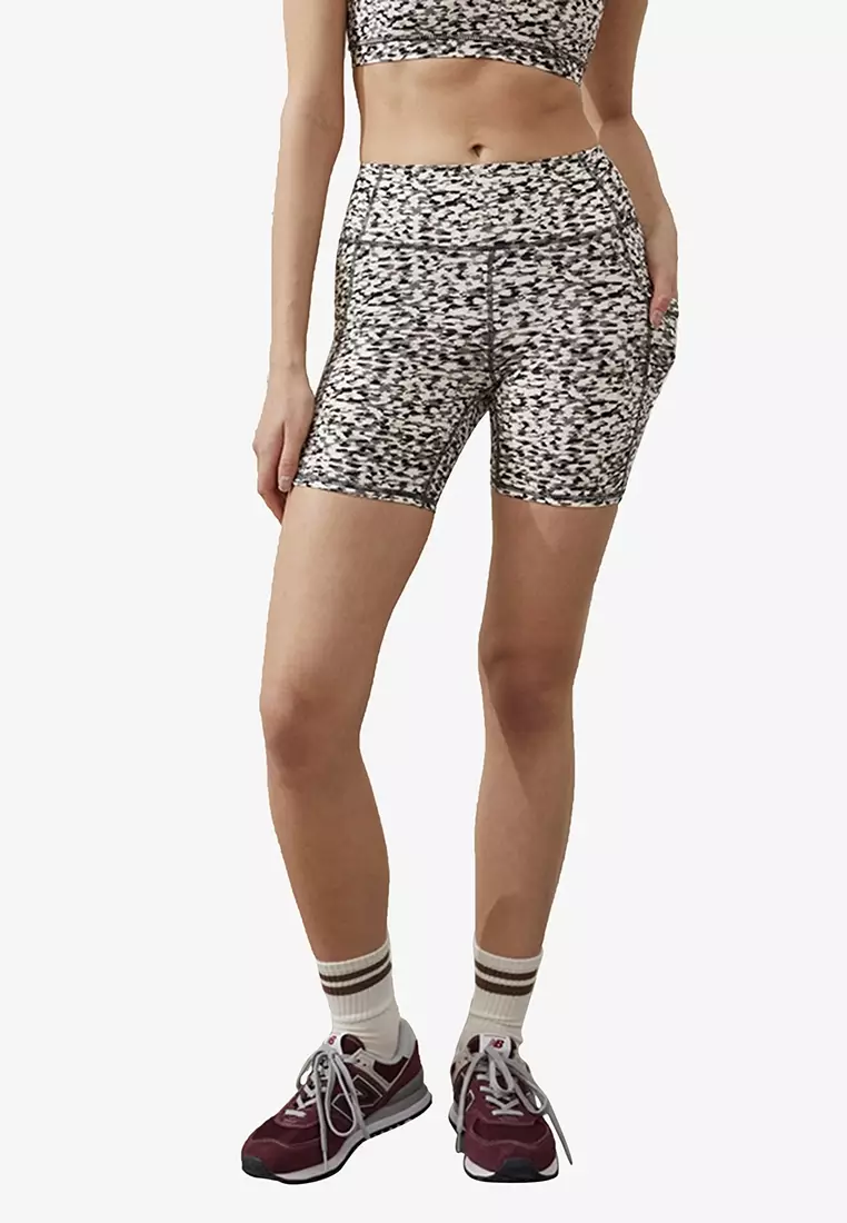 Leopard print bike hot sale shorts cotton on